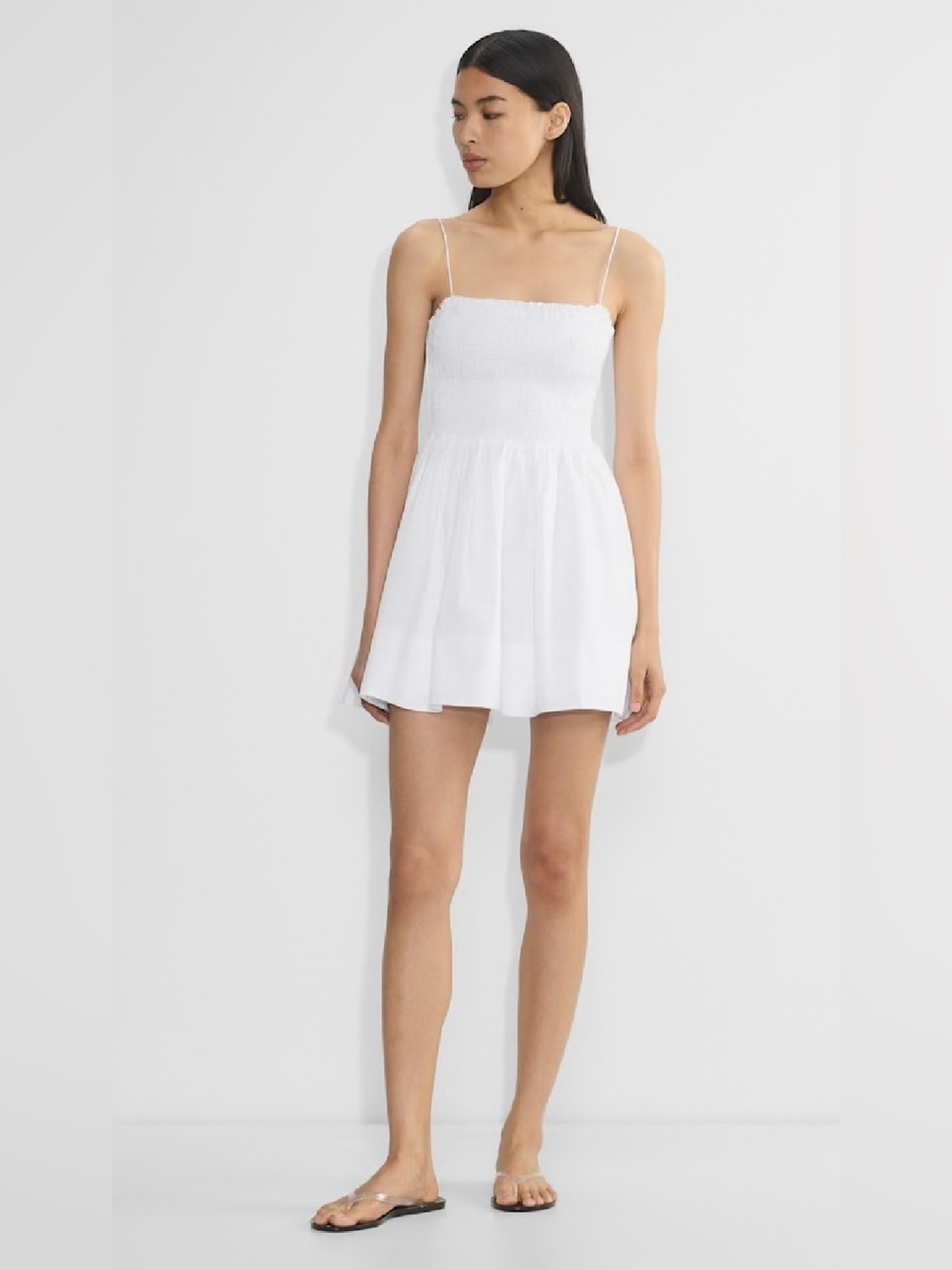 NWT Sunday Best (Aritzia) peachy poplin dress (small)